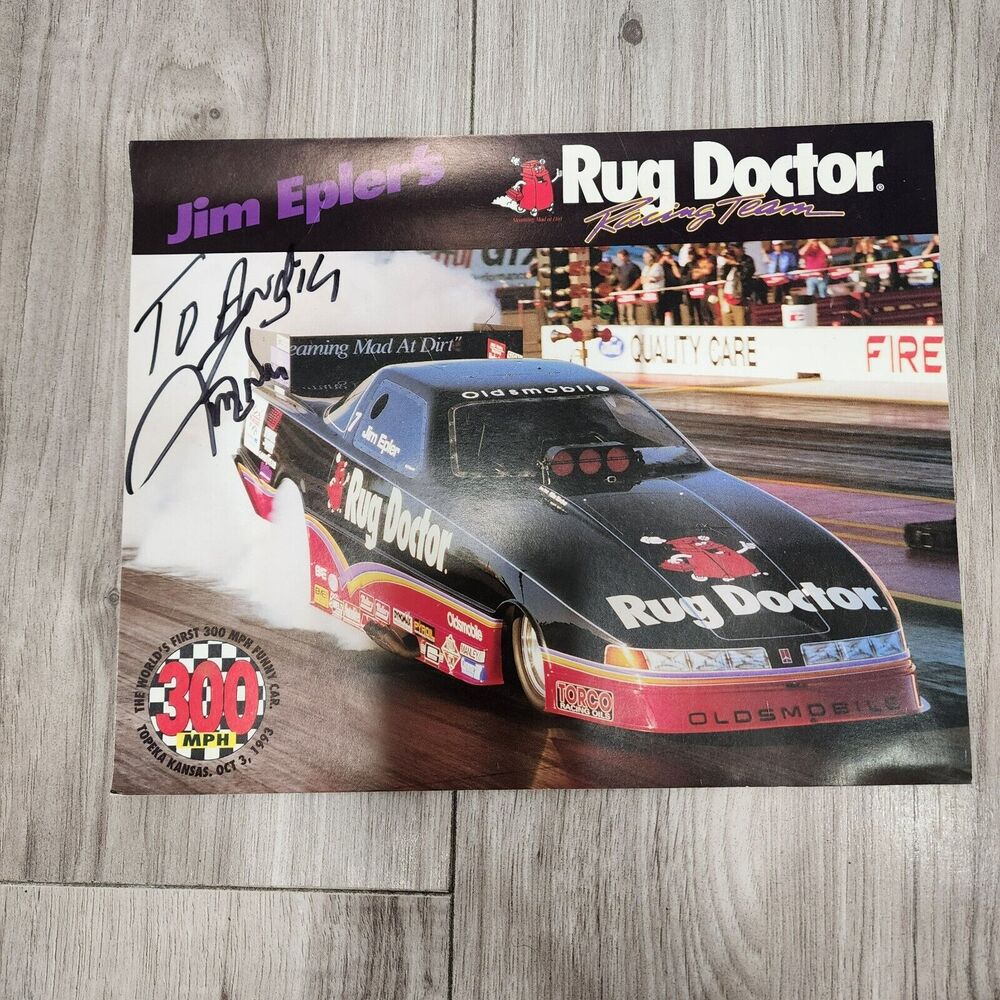 Jim Epler Rug Doctor Racing Oldsmobile 1995 Signed